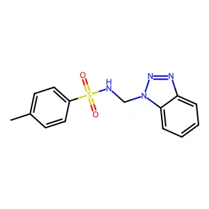 N-(1H-1,2,3-Benzotriazol-1-ylmethyl)-4-methylbenzene-1-sulfonamide structure