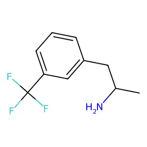 (+-)-Norfenfluramine structure