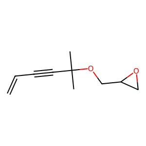 [[(1,1-Dimethylpent-4-en-2-ynyl)oxy]methyl]oxirane structure