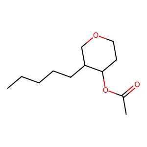 4-Acetoxy-3-pentyltetrahydropyran structure