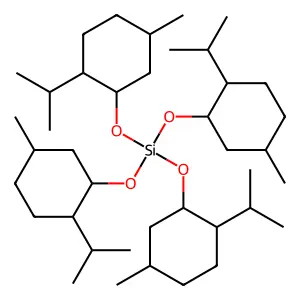 Menthol silicon structure