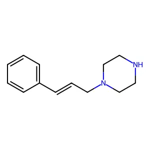 1-(3-Phenylprop-2-en-1-yl)piperazine structure