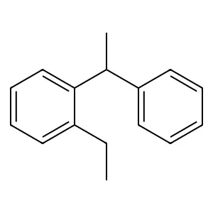 1-Ethyl-2-(1-phenylethyl)benzene structure