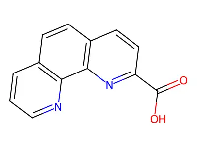 1,10-Phenanthroline-2-carboxylic acid structure