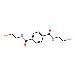 N1,N4-Bis(2-hydroxyethyl)-1,4-benzenedicarboxamide structure