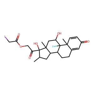Dexamethasone 21-iodoacetate structure