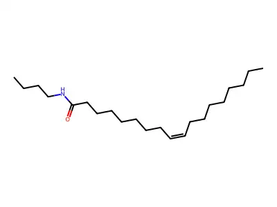 N-Butyl-9-octadecenamide structure