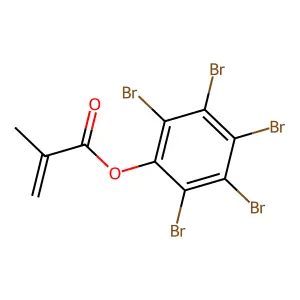 Perbromophenyl methacrylate structure