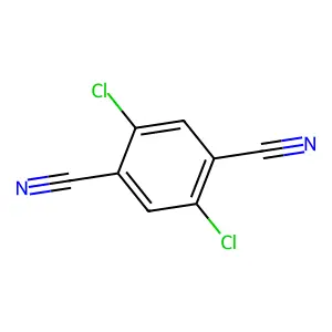 1,4-Benzenedicarbonitrile, 2,5-dichloro- structure