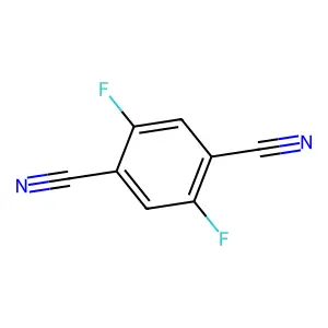 1,4-Benzenedicarbonitrile, 2,5-difluoro- structure