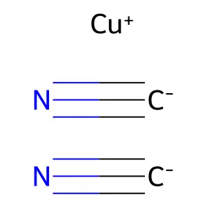 Bis(cyano-C)cuprate(1-) structure