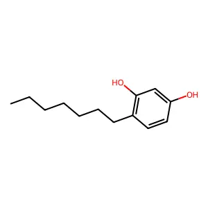 4-Heptylresorcinol structure