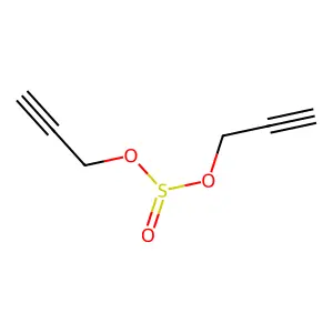 Sulfurous acid, bis(2-propynyl) ester structure