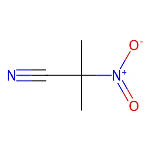 2-Methyl-2-nitropropanenitrile structure