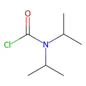 Diisopropylcarbamoyl chloride structure