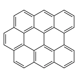 Dibenzo(bc,ef)coronene structure