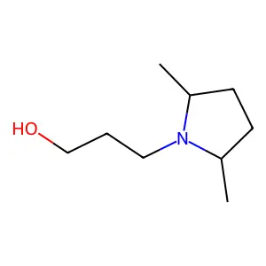 2,5-Dimethylpyrrolidine-1-propanol structure