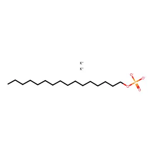 1-Hexadecanol, phosphate, potassium salt structure