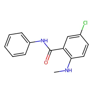 Benzanilide, 5-chloro-2-(methylamino)- structure