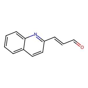 2-Propenal, 3-(2-quinolinyl)- structure