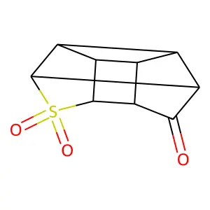 7-Thiapentacyclo[4.4.0.0(2,5).0(3,9).0(4,8)]decan-10-one, 7,7-dioxide structure