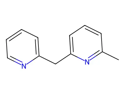 Pyridine, 2-methyl-6-(2-pyridinylmethyl)- structure