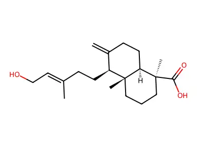 Isocupressic acid structure