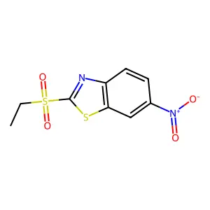 2-(Ethylsulphonyl)-6-nitrobenzothiazole structure