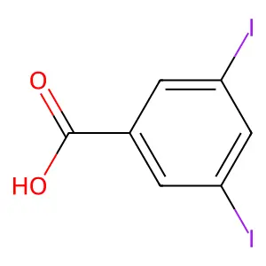 3,5-Diiodobenzoic acid structure
