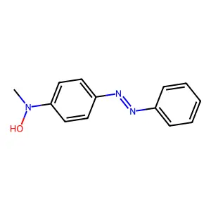 N-Hydroxy-4-(methylamino)azobenzene structure