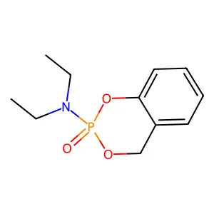 2-(Diethylamino)-2H,4H-1,3,2lambda~5~-benzodioxaphosphinin-2-one structure