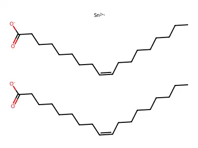 Bis(octadec-9-enoate);tin(2+) structure