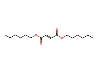 Dihexyl but-2-enedioate structure