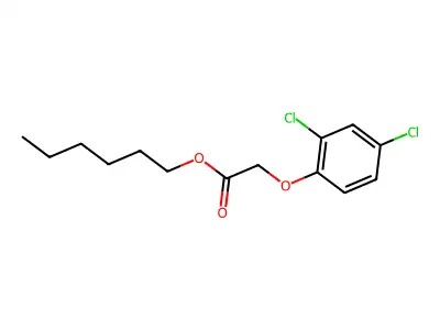 Hexyl (3,5-dichlorophenoxy)acetate structure