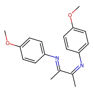 2-N,3-N-bis(4-methoxyphenyl)butane-2,3-diimine structure