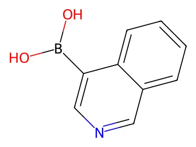Isoquinoline-5-boronic acid structure