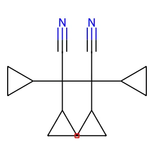 Tetracyclopropylsuccinonitrile structure