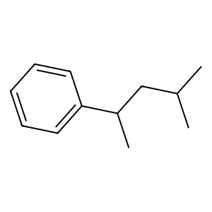 Benzene, (1,3-dimethylbutyl)- structure