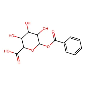 Benzoyl glucuronide structure