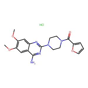 Prazosin Hydrochloride structure