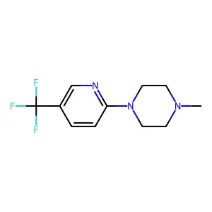 1-Methyl-4-(5-(trifluoromethyl)pyridin-2-yl)piperazine structure