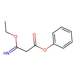 Phenyl 3-ethoxy-3-iminopropionate structure
