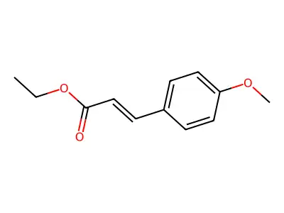 Ethyl 4-methoxycinnamate structure