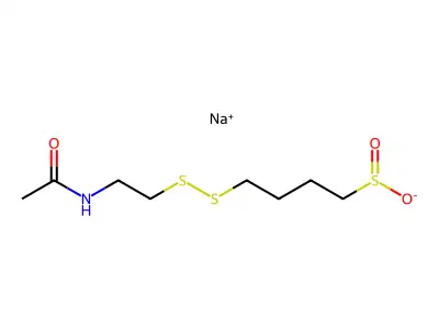 4-(2-Acetamidoethyldithio)butanesulfinate structure