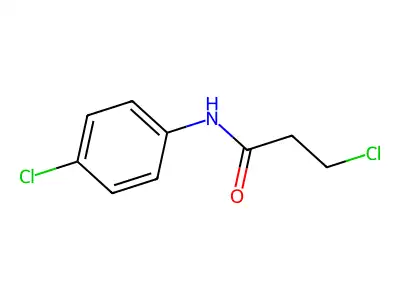 3-Chloro-N-(4-chlorophenyl)propanamide structure