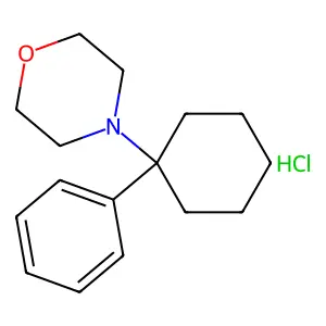 1-(1-Phenylcyclohexyl)morpholine hydrochloride structure