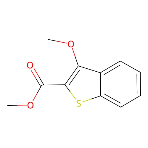Methyl 3-methoxy-1-benzothiophene-2-carboxylate structure