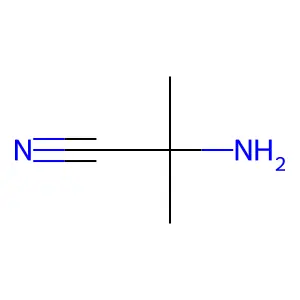 2-Amino-2-methylpropionitrile structure