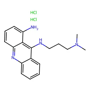 1,9-Acridinediamine, N9-[3-(dimethylamino)propyl]-, dihydrochloride structure