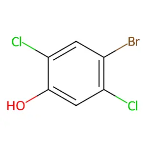 4-Bromo-2,5-dichlorophenol structure